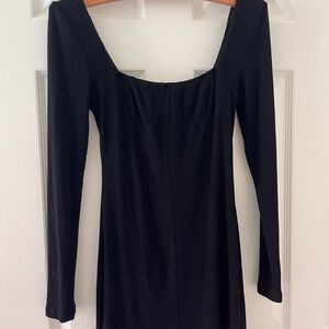 Princess Polly Black Long Sleeve Dress